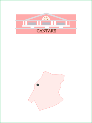 上里カンターレのイラストと上里町の地図